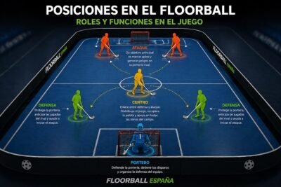 posiciones en el floorball