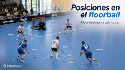 Posiciones en el floorball roles y funciones de cada jugador