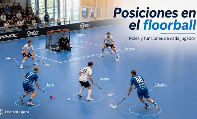 Posiciones en el floorball roles y funciones de cada jugador