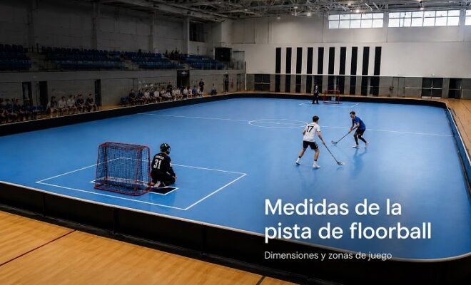 medidas de la pista de floorball