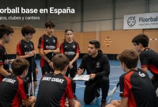 Floorball base en España colegios, clubes y cantera