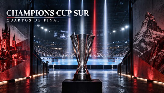 Champions Cup Sur de floorball: cuartos de final entre clubes checos y suizos
