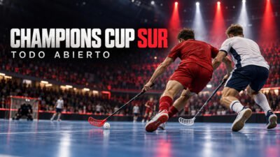 Dos jugadores disputan la pelota tras los resultados de ida de la Champions Cup Sur