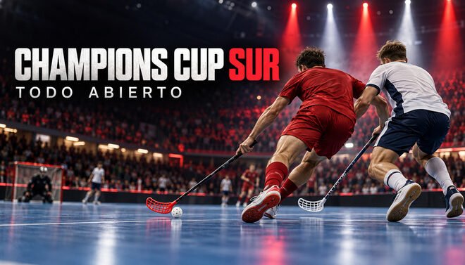 Dos jugadores disputan la pelota tras los resultados de ida de la Champions Cup Sur