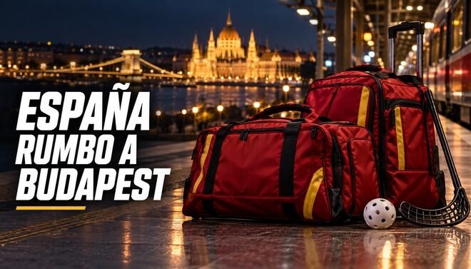 Selección española de floorball rumbo al EuroPower de Budapest 2026